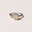 Renata Diamond Halo Solitaire Ring Fashion