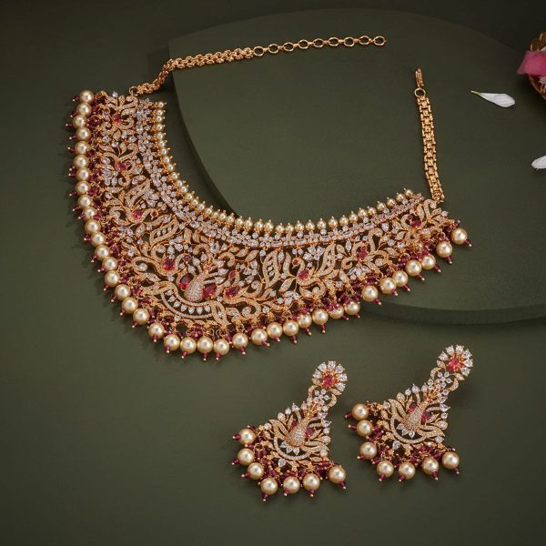 Zircon Necklace 163772 Discount