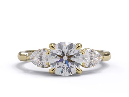 Kennedy Diamond Solitaire with Pears For Cheap