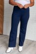 Magic Straight Pants in Navy For Sale