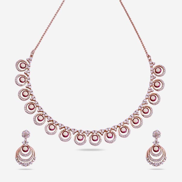 Zircon Necklace 164044 Supply