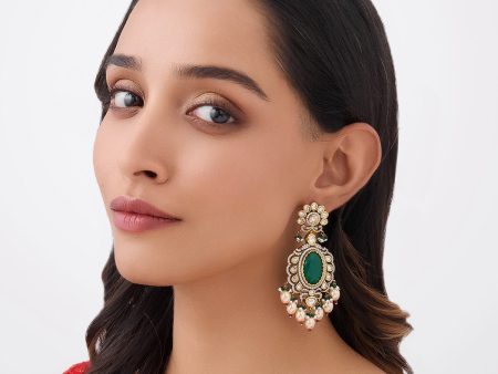 Kundan Earring 164021 on Sale