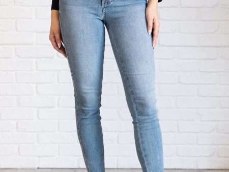 Sage Tummy Control Skinny Jeans - Judy Blue For Sale