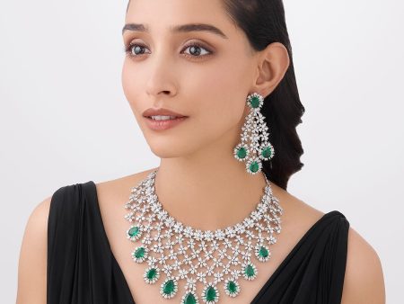 Zircon Necklace 163836 For Cheap