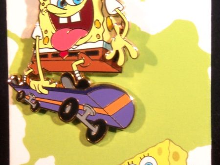 Sponge Box and Squidward Metal Lapel Pins Cheap