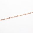 14k Rose Gold Filled Chain - 20 Inch 14 20 GF Necklace - 1.2 mm Flat Dainty Cable Chain Spring Ring Clasp - Pink GF 20  New Jewelry Supply For Discount