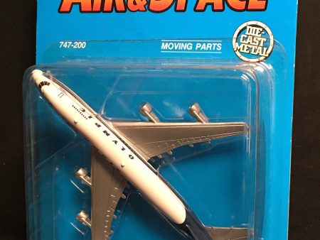 1991 ERTL Die Cast Replica Air and Space Boeing Passenger Jet 747-200 on Sale