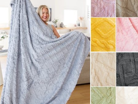 *free ship* Clara Blanket (Family Cuddle Size) in Nine Colors Discount