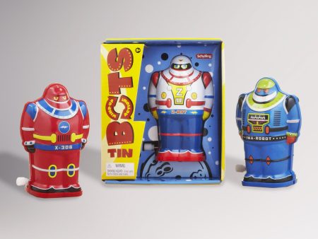 Schylling Tin Wind Up Bots Robots Online