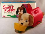 Japan Vintage Wind Up Sweet Puppy With Kennel For Discount