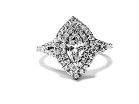 14k White Gold Ctr 0.49 SI2 I, Mounting 0.78 Ct Diamond Ring Sale