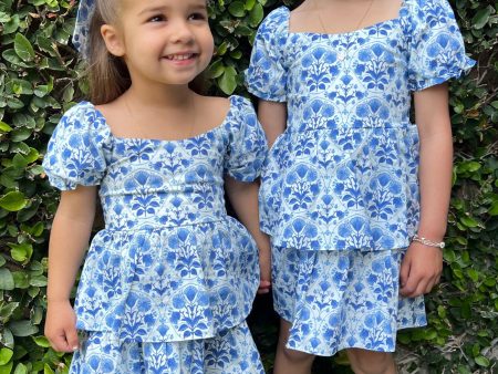 Little Miss Mini Dress ~ Teagan Floral Online now