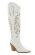 Billini Simone Western Boot ~ White For Discount