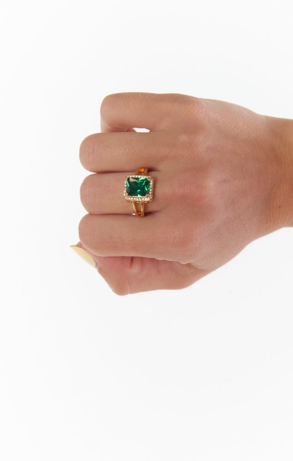 Vanessa Mooney The Amoy Ring ~ Emerald Cheap