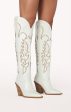 Billini Simone Western Boot ~ White For Discount