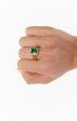 Vanessa Mooney The Amoy Ring ~ Emerald Cheap