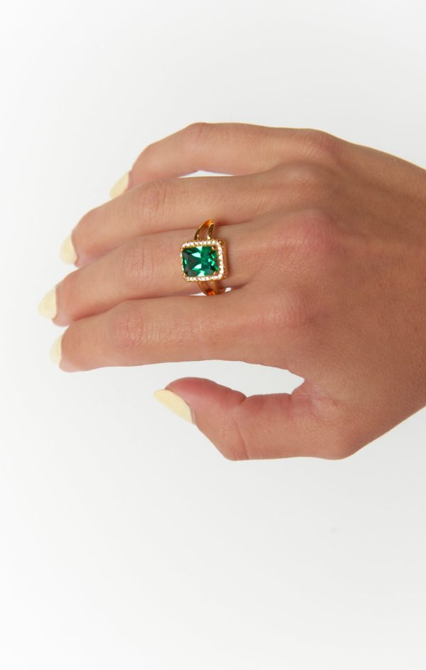 Vanessa Mooney The Amoy Ring ~ Emerald Cheap